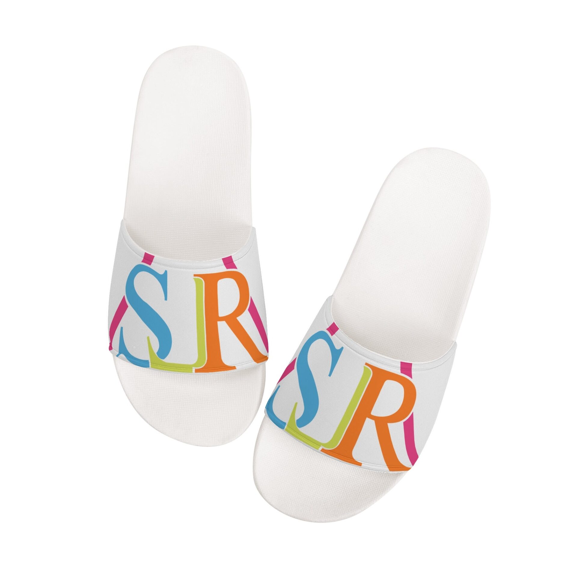 SLR WOMEN’S PINK TRI-COLOR LOGO SLIDES - Image 2
