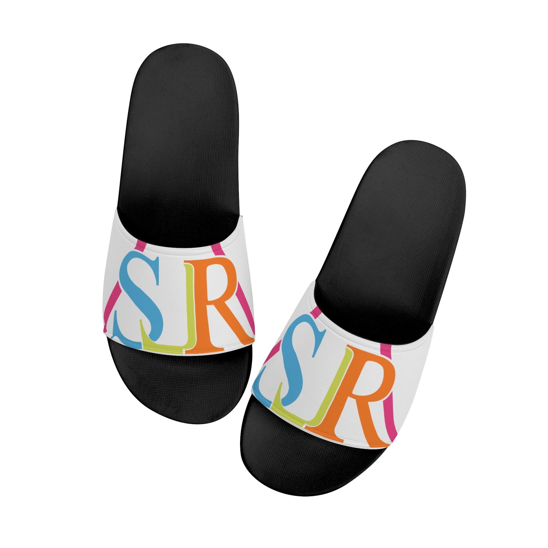 SLR WOMEN’S PINK TRI-COLOR LOGO SLIDES - Image 6