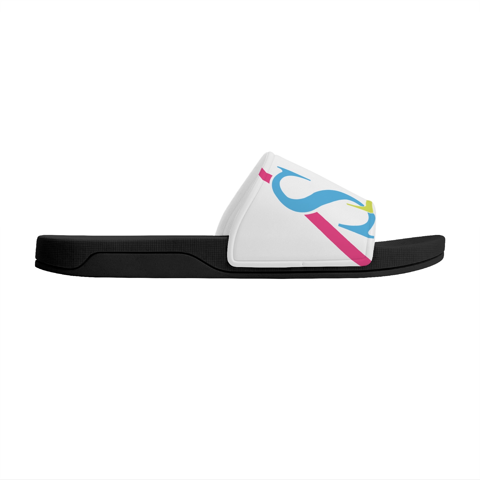 SLR WOMEN’S PINK TRI-COLOR LOGO SLIDES - Image 9