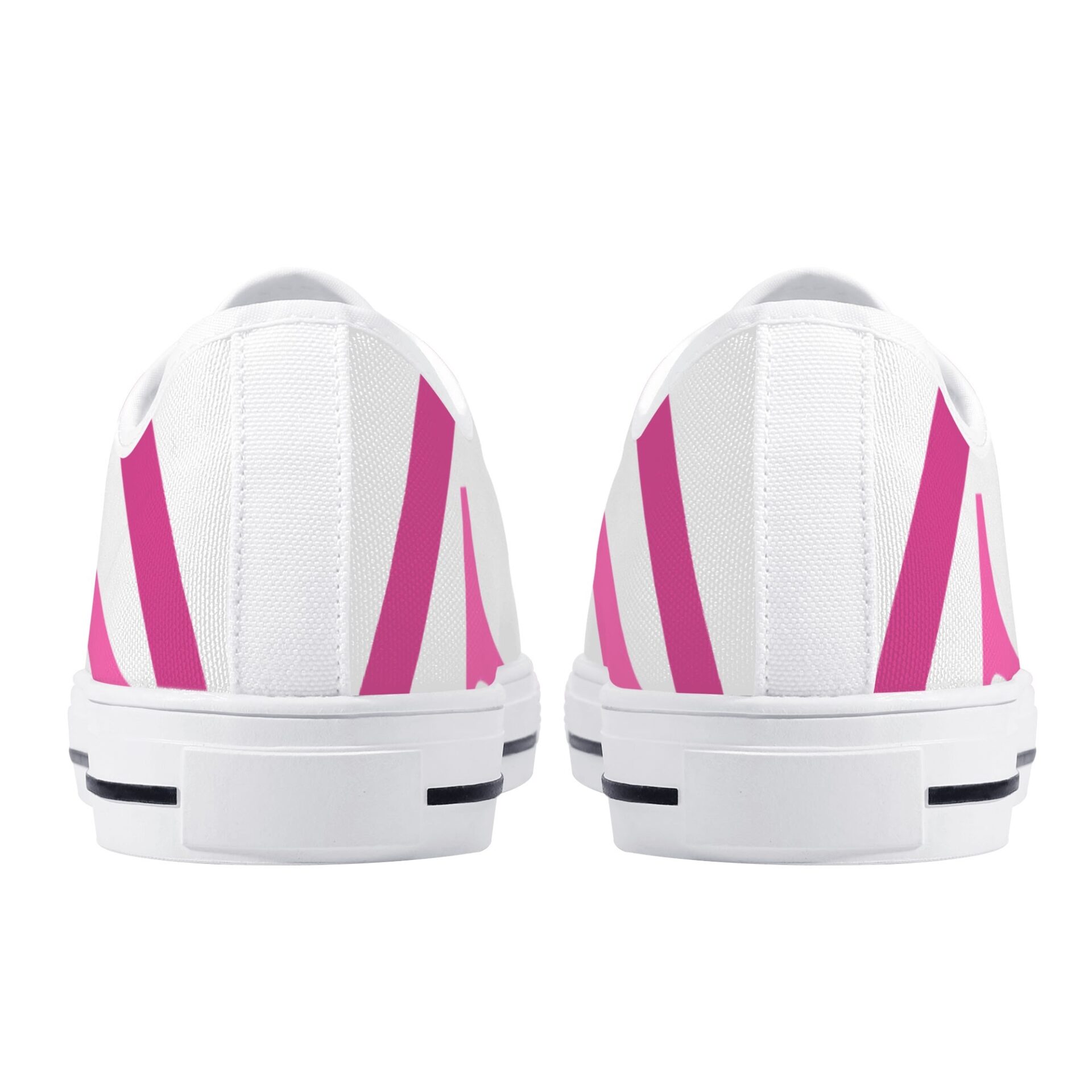 SLR PINK SIGNATURE LOGO Women’s Low Top Canvas Shoes - Image 7
