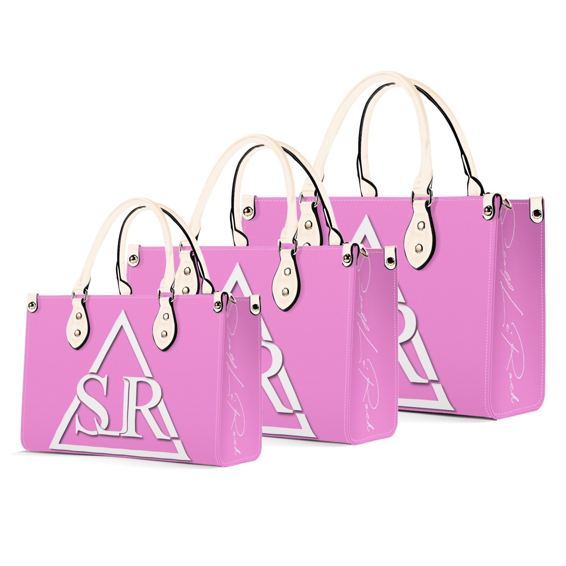 SLR WOMEN’S PINK LEATHER SCOTT BAG - Image 5