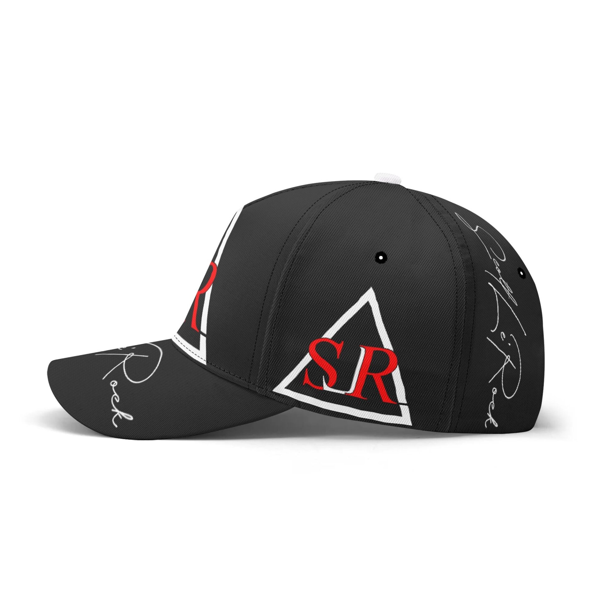 SLR BLACK/WHITE/RED Baseball Cap - Image 3