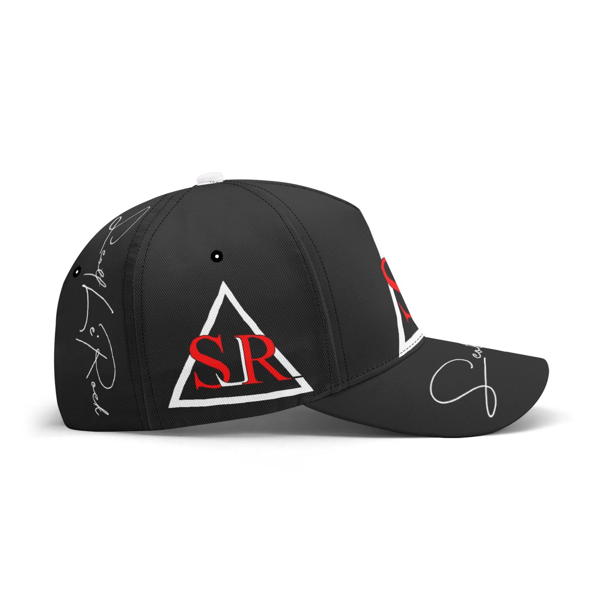 SLR BLACK/WHITE/RED Baseball Cap - Image 4