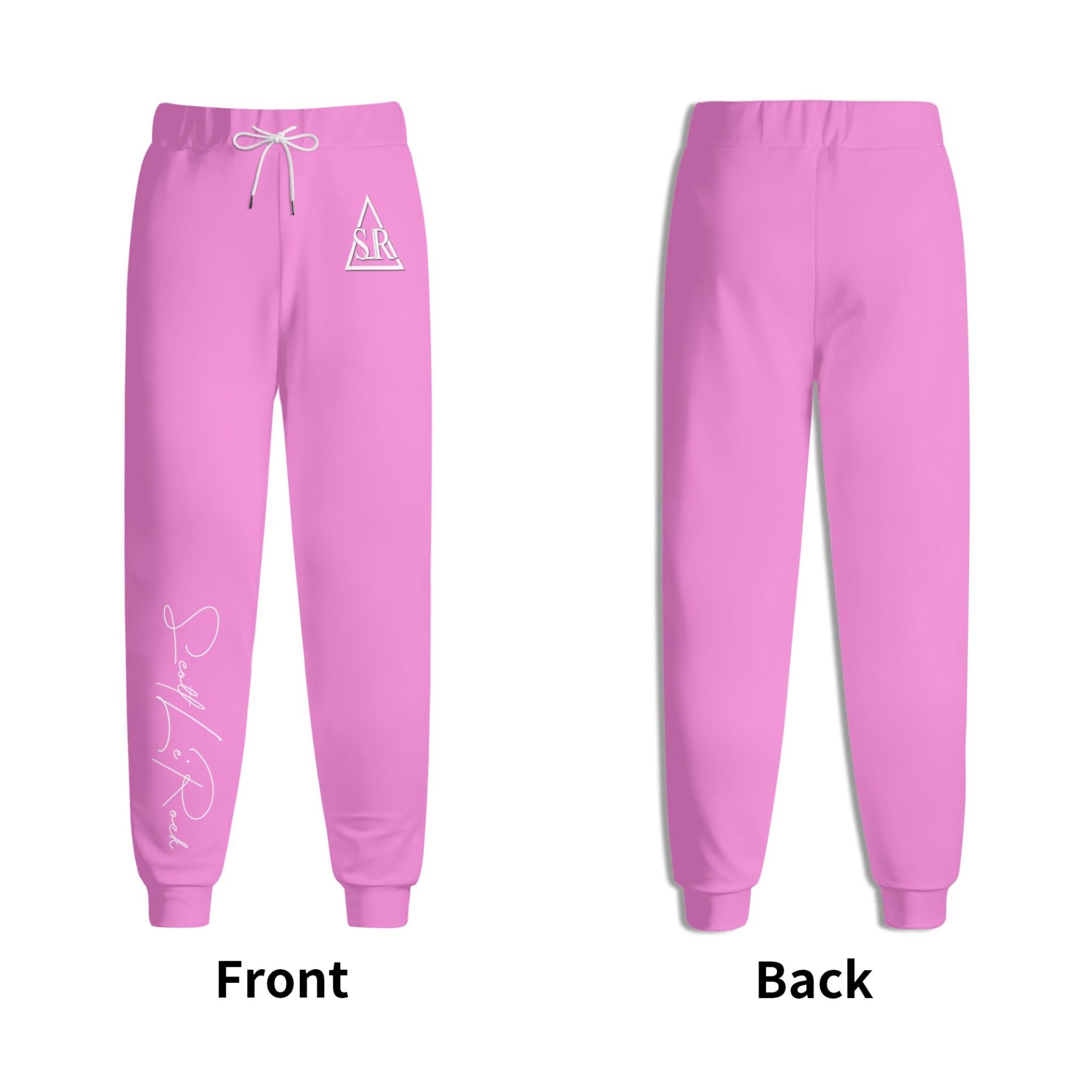 SLR PINK/WHITE Sweatpants - Image 3