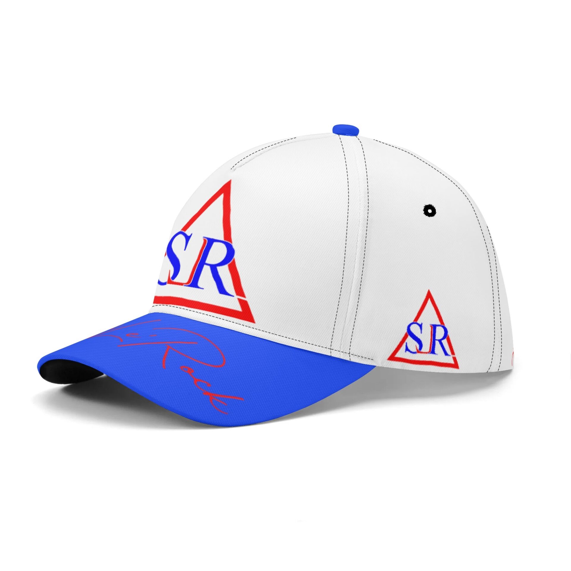 SLR WHITE/ROYAL/RED baseball cap - Image 2