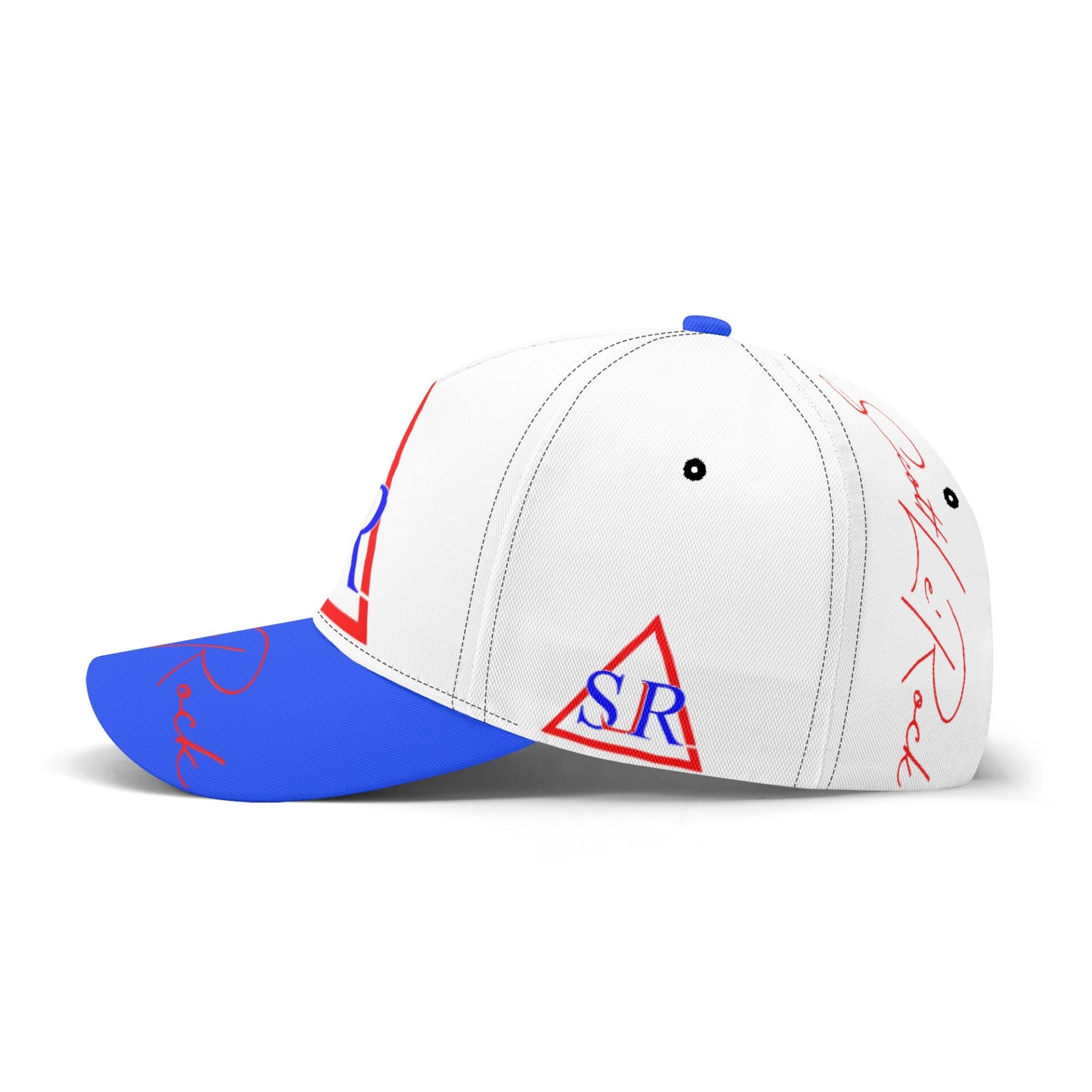 SLR WHITE/ROYAL/RED baseball cap - Image 3