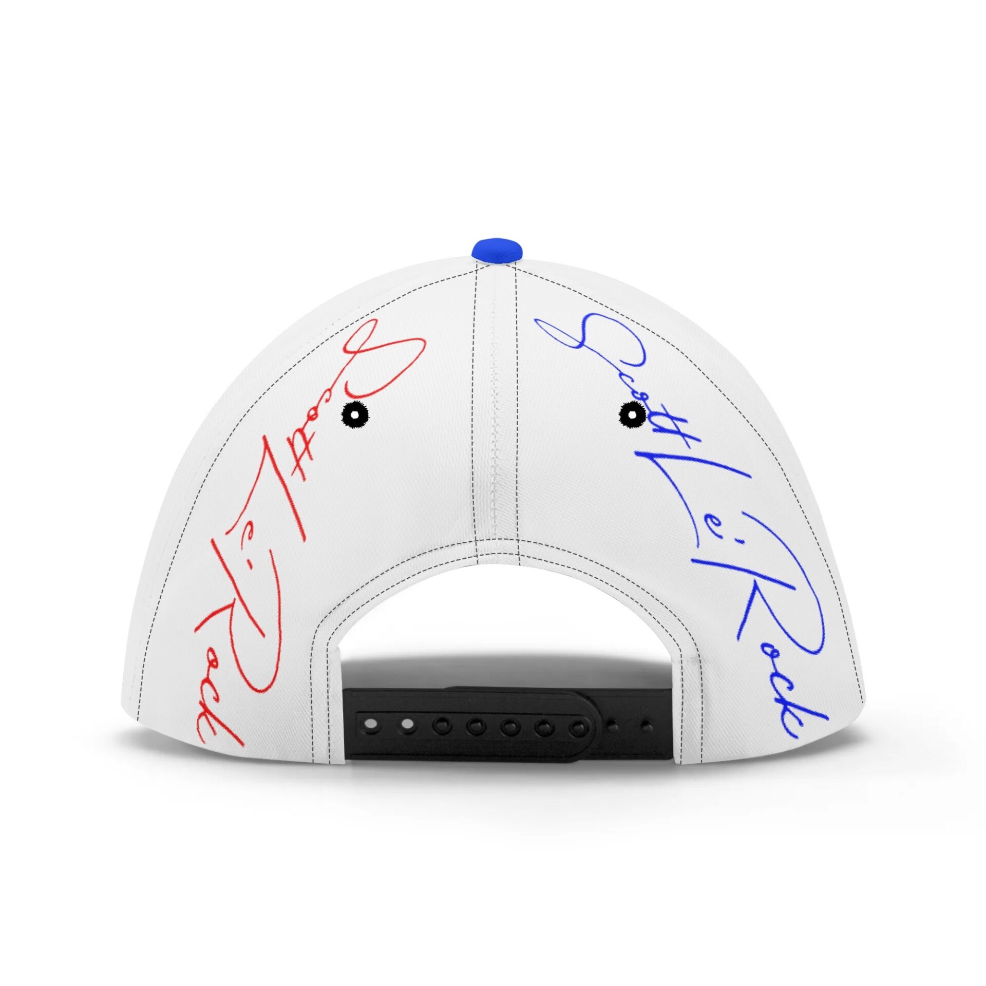 SLR WHITE/ROYAL/RED baseball cap - Image 5