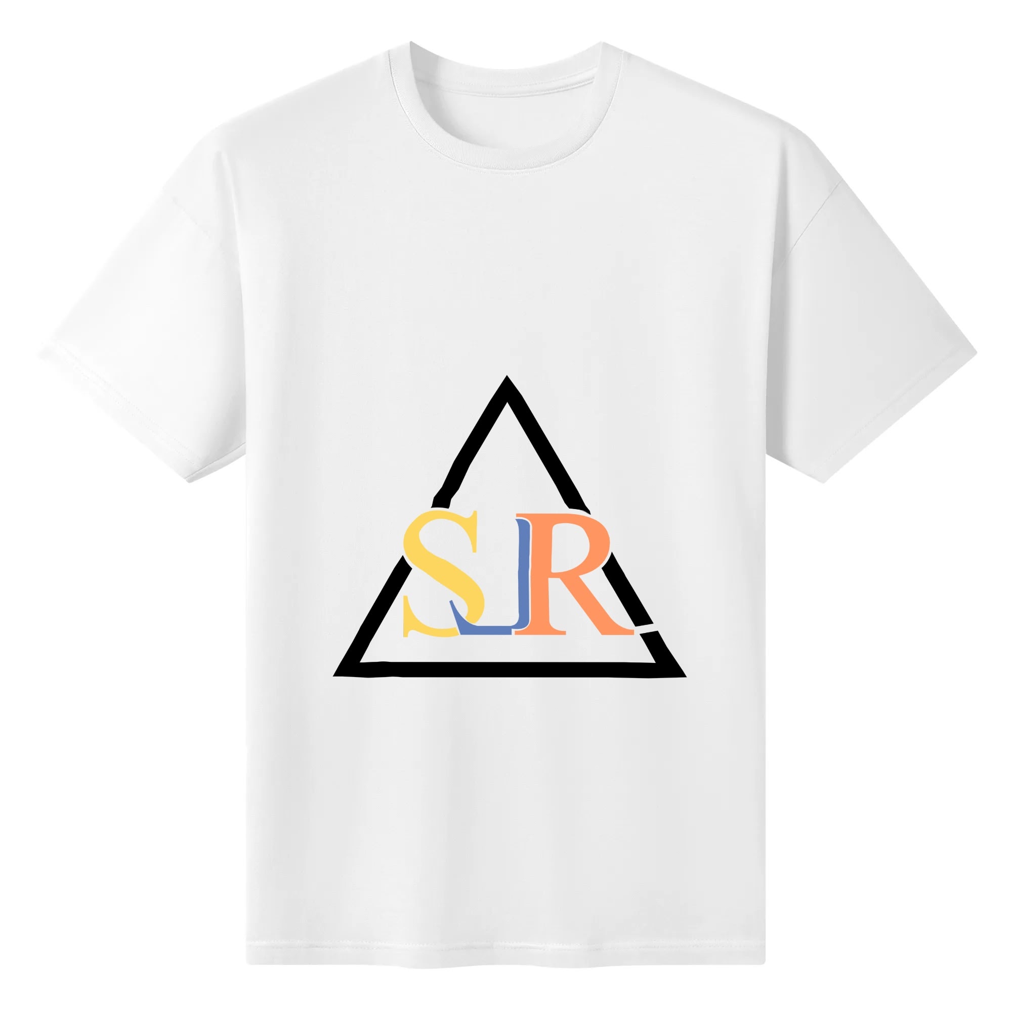 SLR BLACK/GOLD/BLUE TRI-ANGLE T Shirt - Image 2