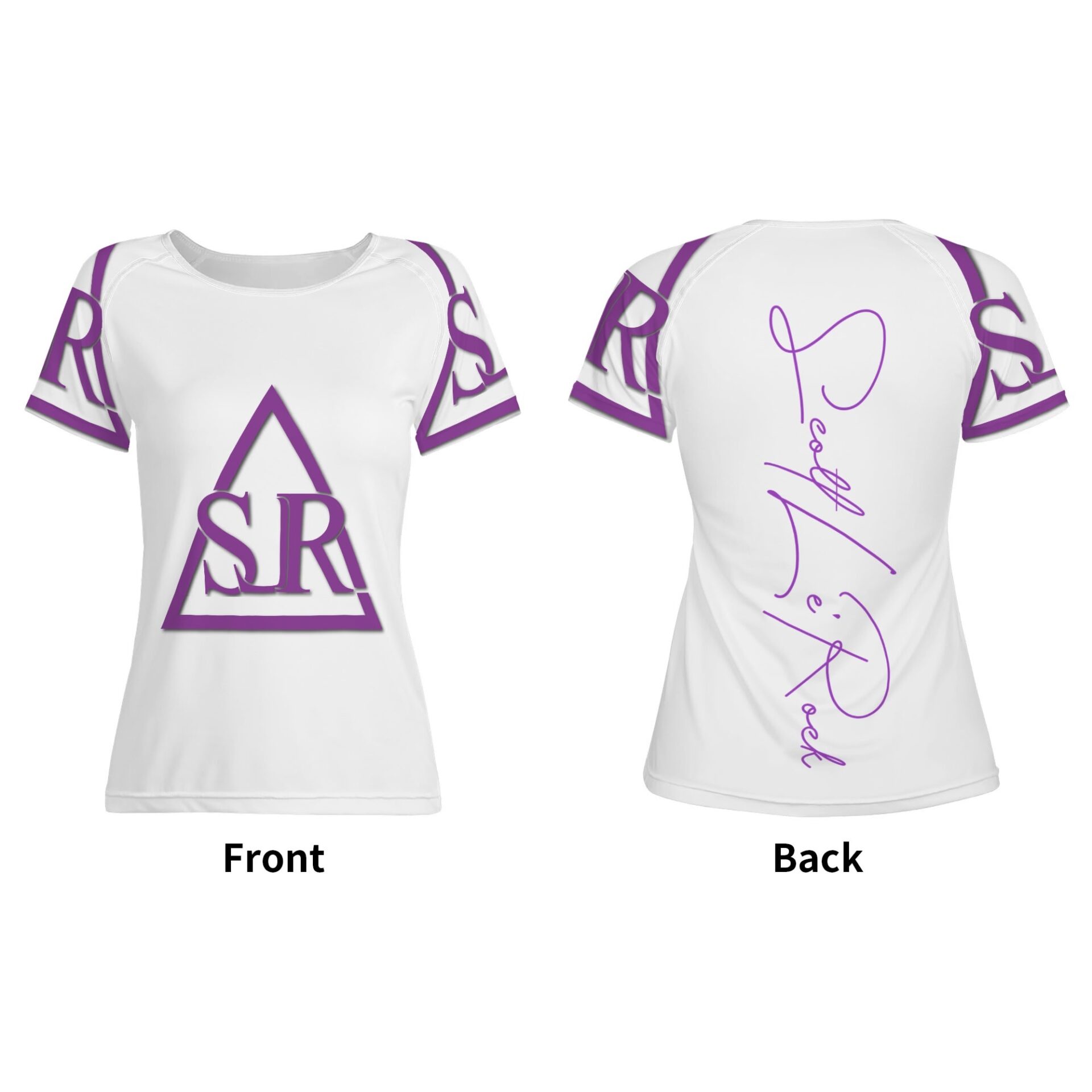 SLR White/Purple Women’s T shirt - Image 3