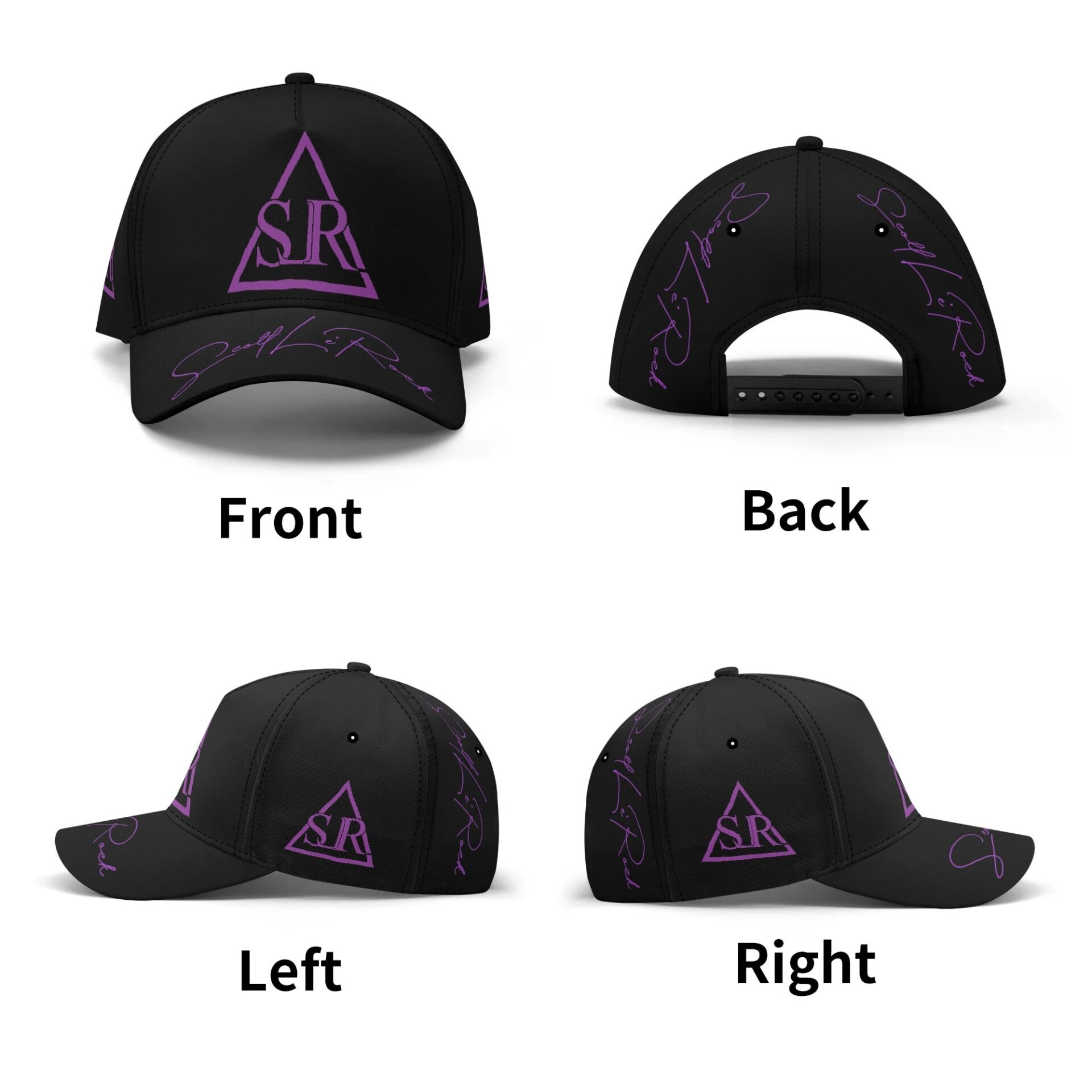 SLR Black/Purple Women’s Baseball Cap - Image 4