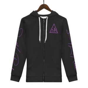 SLR Black/Purple Women’s Zip Up Hoodie