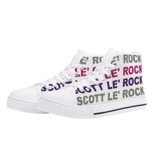SLR ZEBRA Women's High Top Canvas Shoes