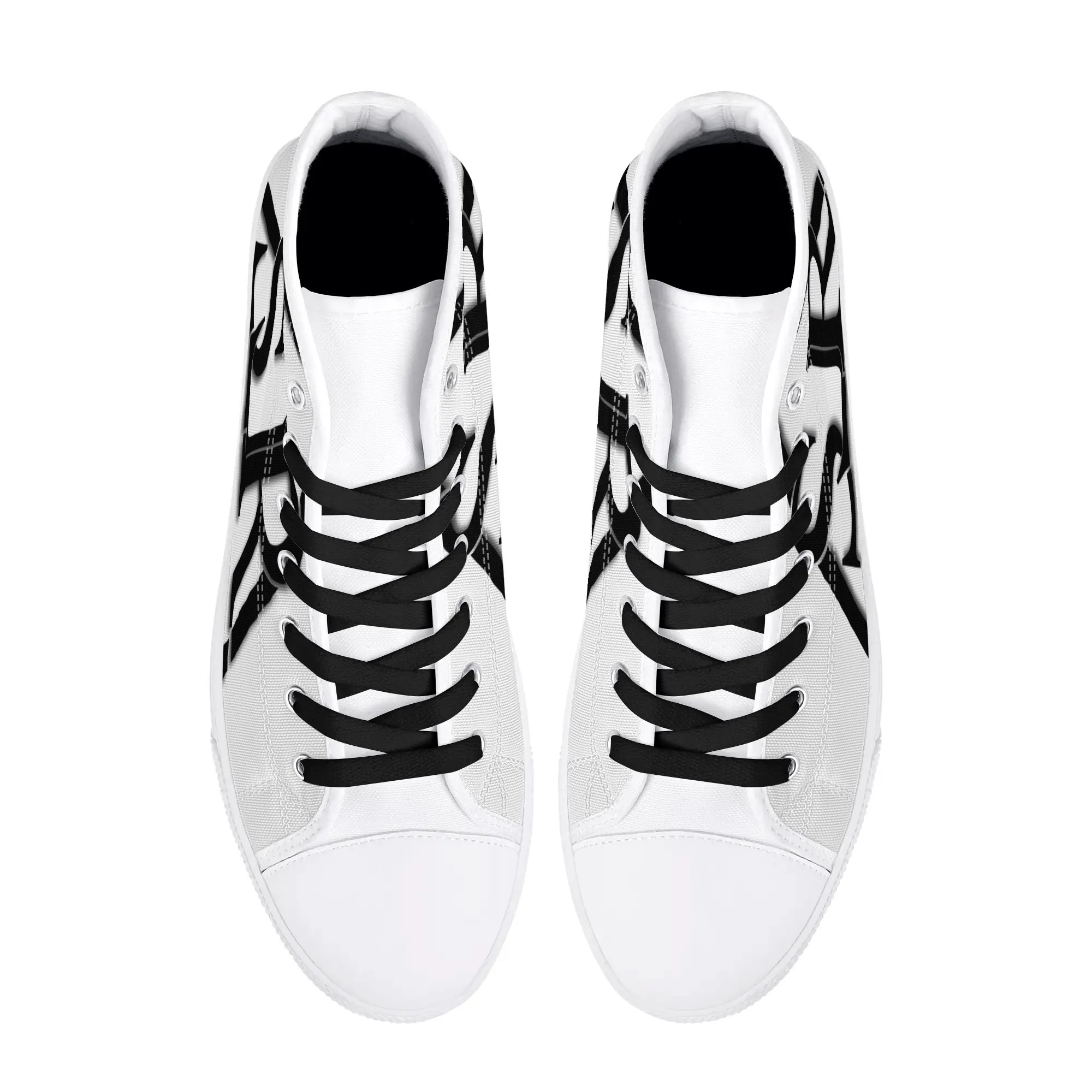 SLR Women's Black Triangle High Top Shoes - Image 2