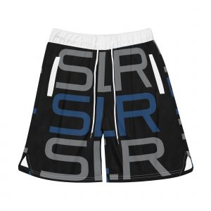 SLR BLUE/GREY LOGO Men's Swim Trunks