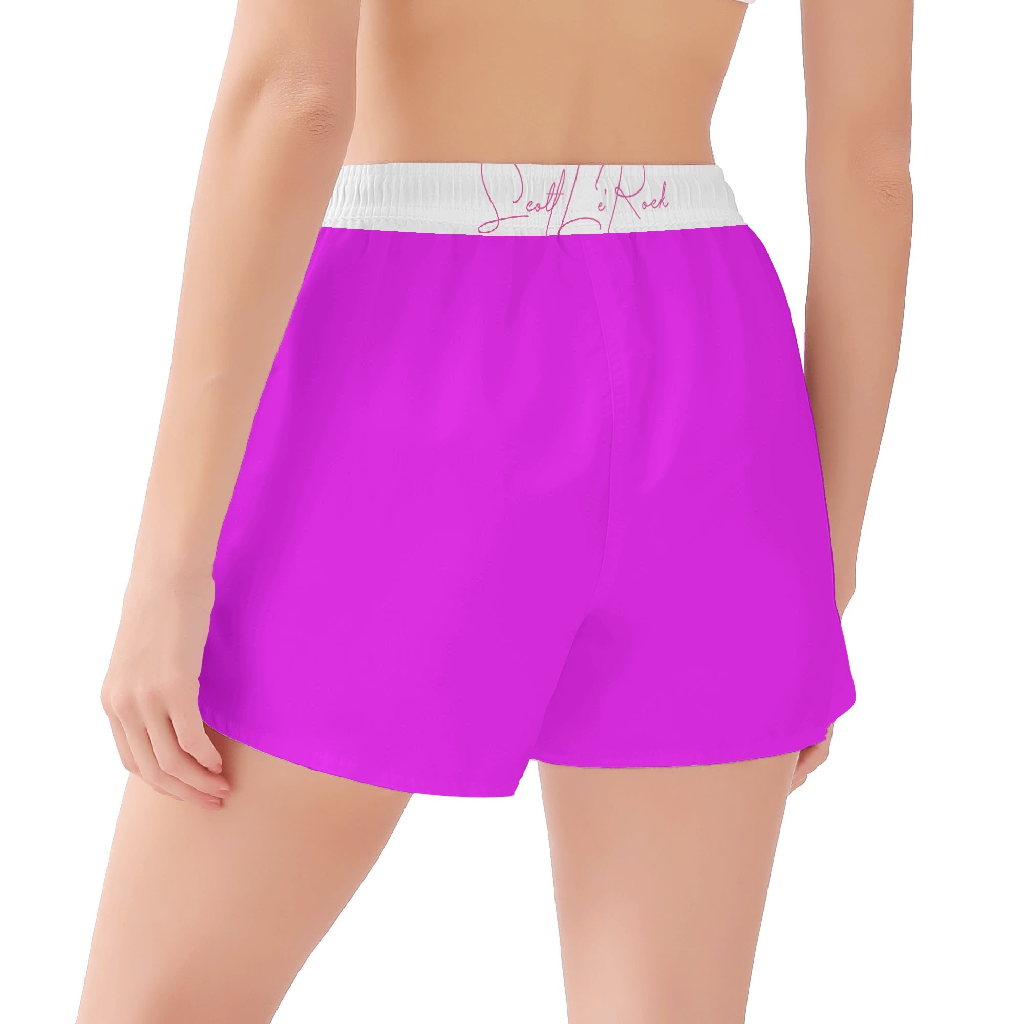 SLR 2 PINK Women's Beach Shorts - Image 4
