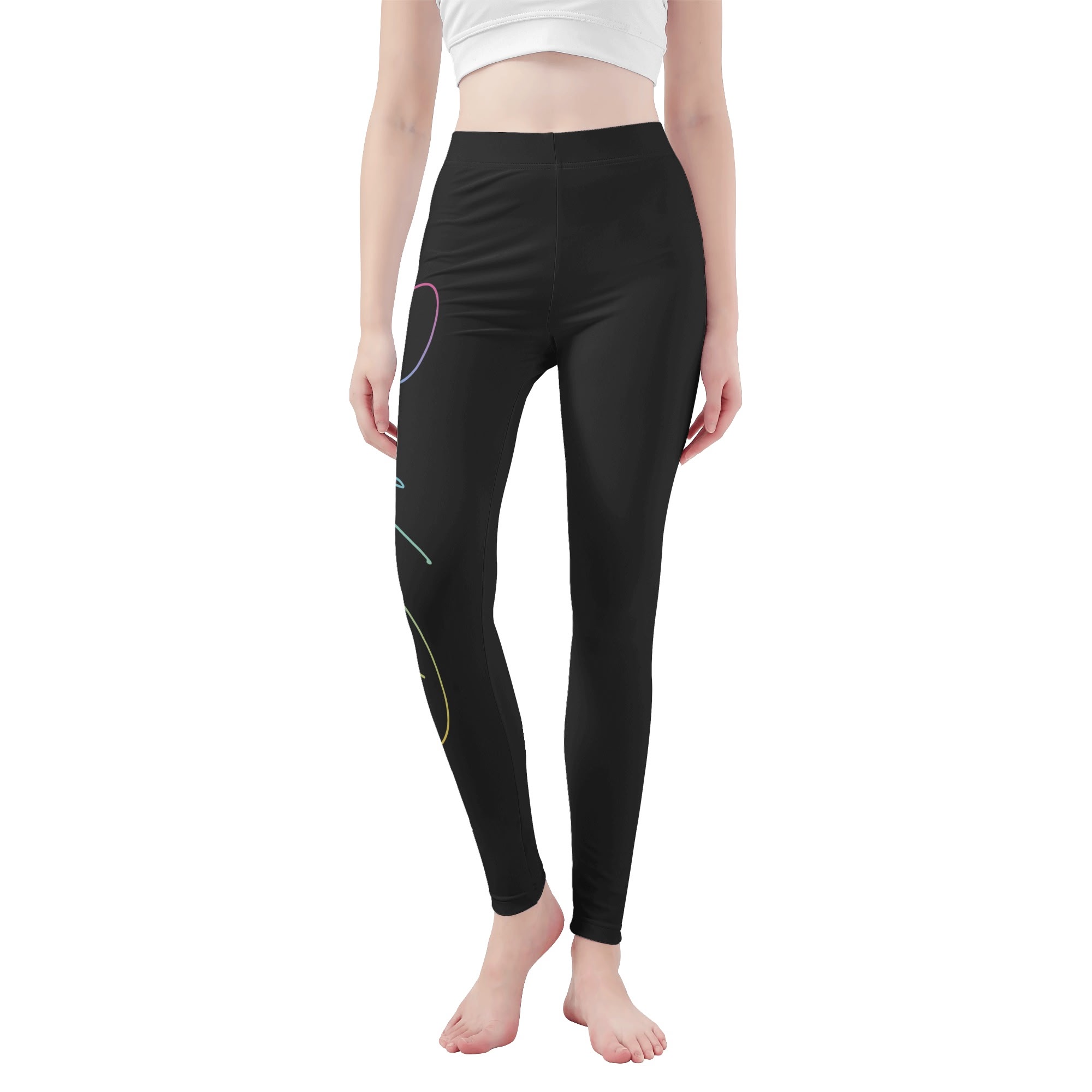 SLR BLACK TRI-COLOR Women's Leggings - Image 3