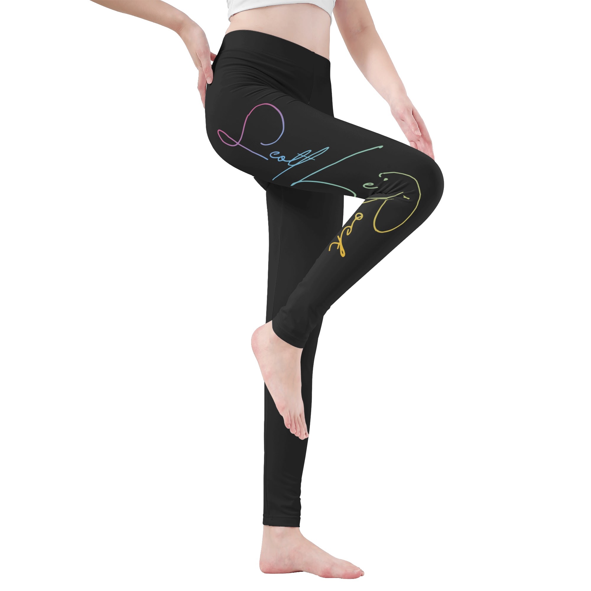 SLR BLACK TRI-COLOR Women's Leggings - Image 2
