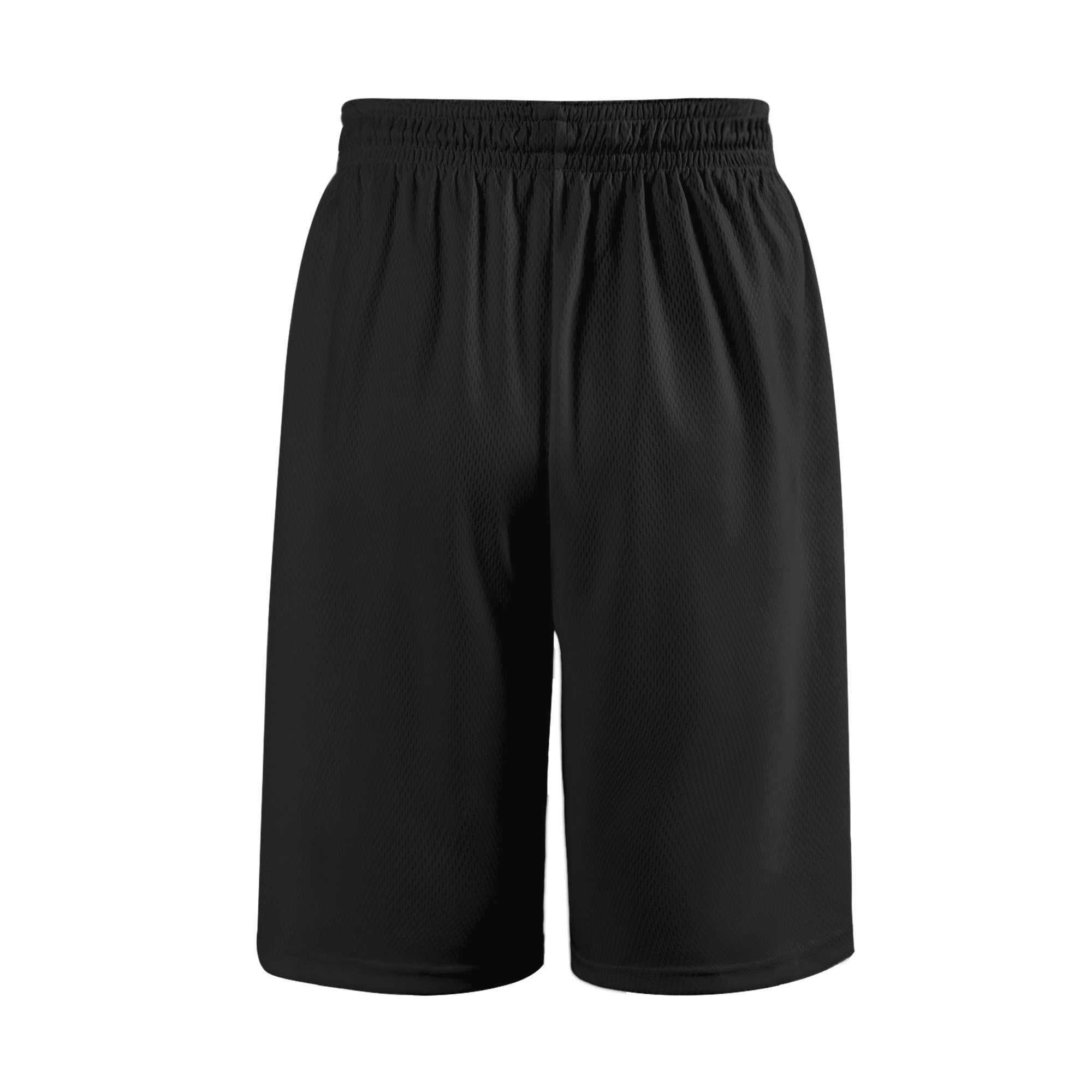 SLR White/Black Men's Basketball Shorts - Image 3