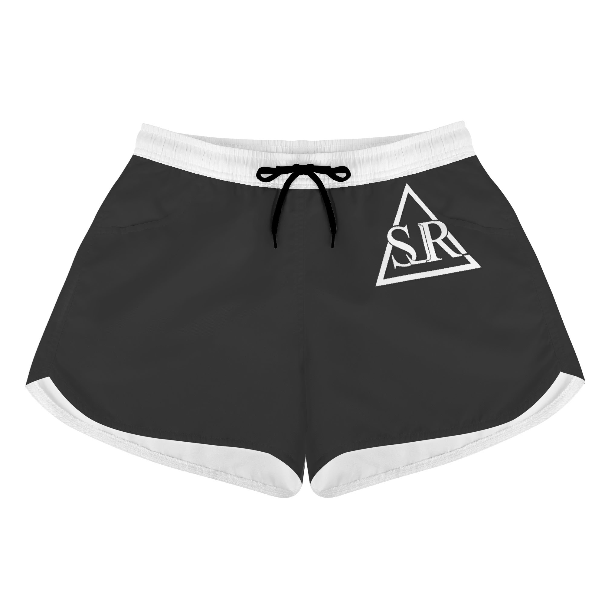 SLR BLACK/WHITE Women's Beach Shorts