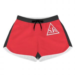 SLR RED/BLACK/WHITE Women's Beach Shorts