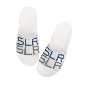 SLR men's BLUE/GREY LOGO SANDALS