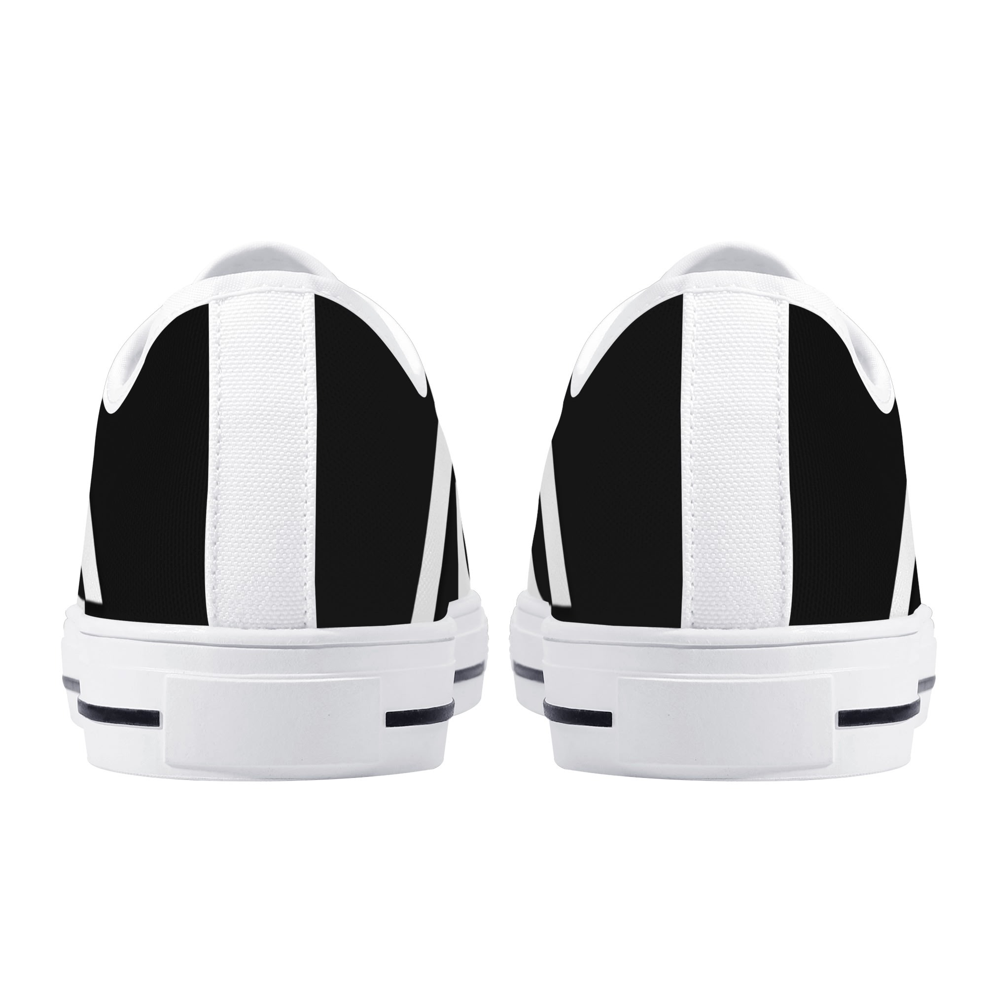 SLR Men BLACK/WHITE LOGO Low Top Shoes - Image 8