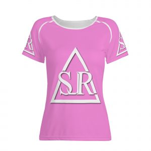 SLR WOMEN'S PINK ALL OVER TSHIRT