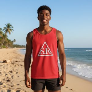 SLR Men's RED Muscle T-Shirt