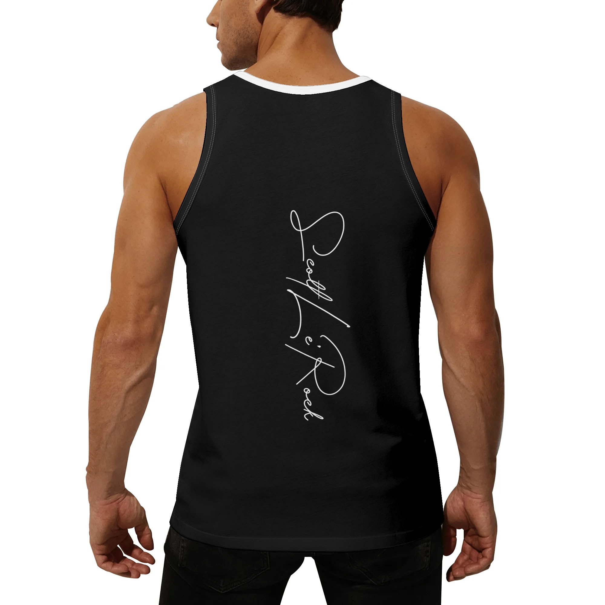 SLR Men's BLACK Muscle T-Shirt - Image 4