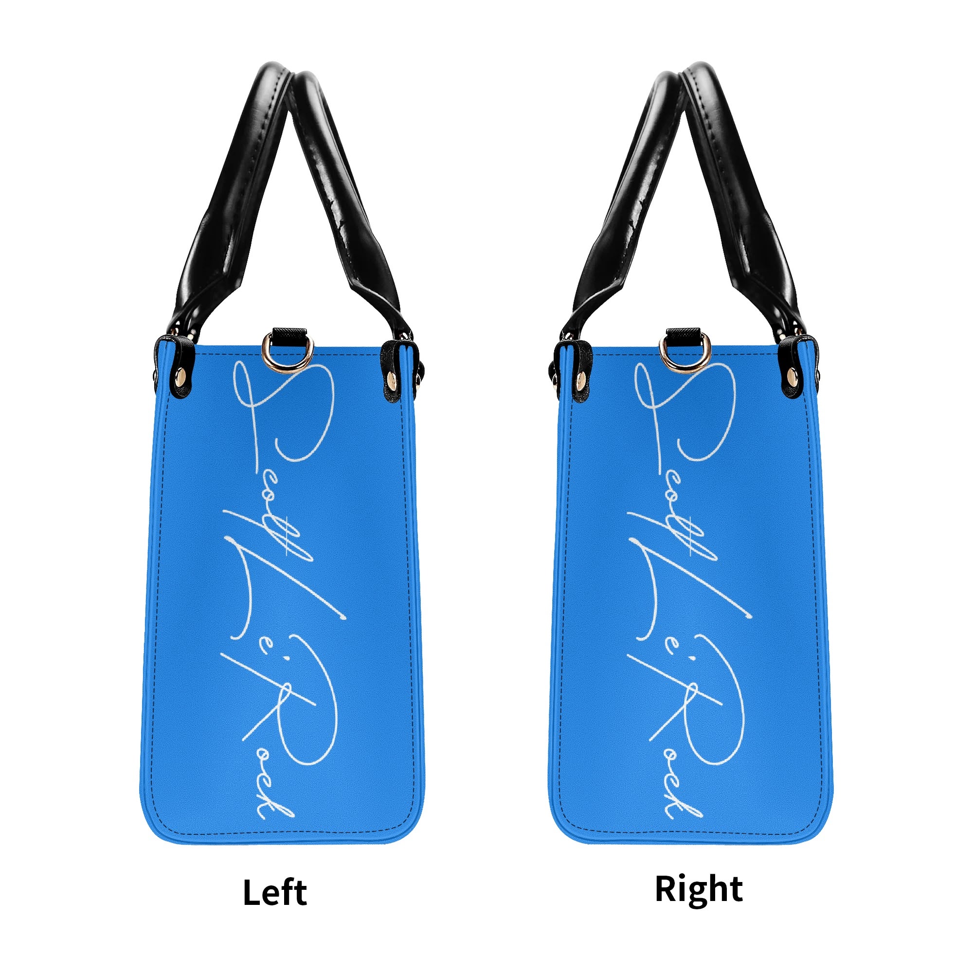 SLR WOMEN'S POWDER BLUE LEATHER SCOTT BAG - Image 3