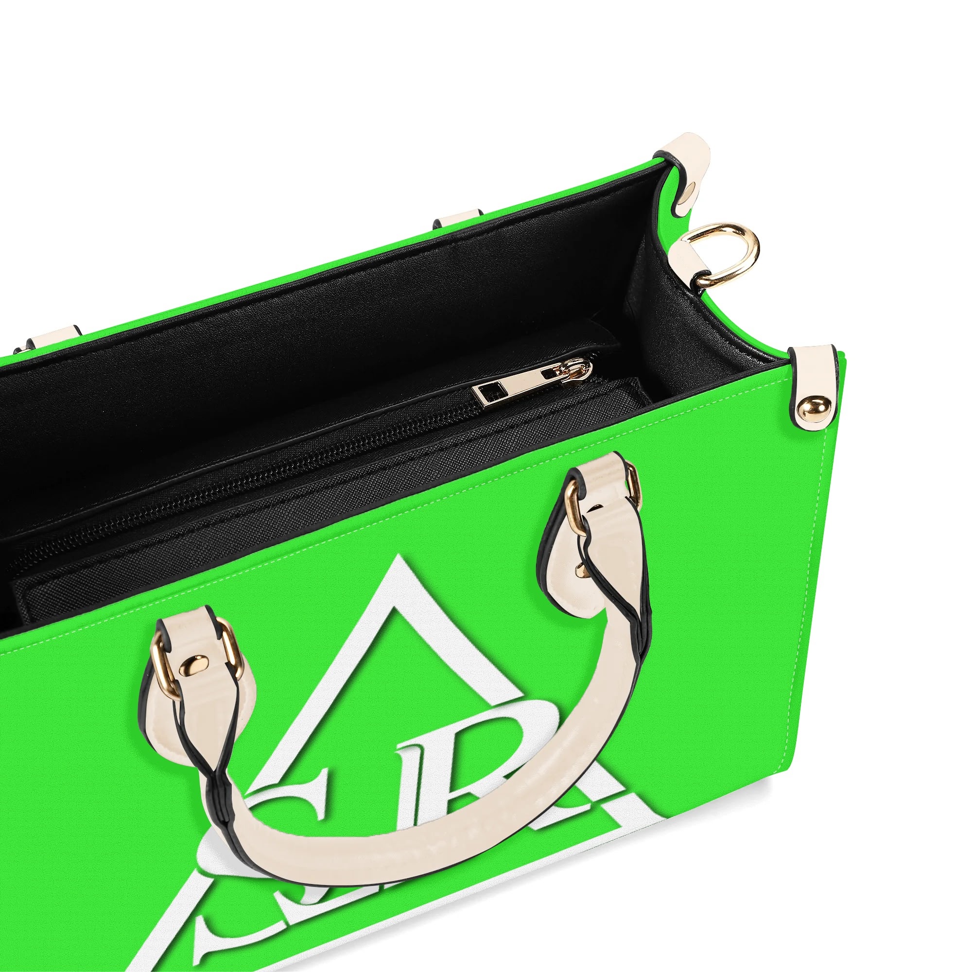SLR WOMEN'S LIME GREEN LEATHER SCOTT BAG - Image 22