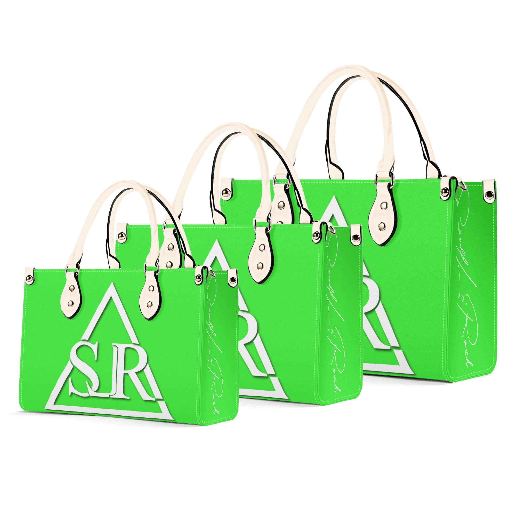 SLR WOMEN'S LIME GREEN LEATHER SCOTT BAG - Image 24