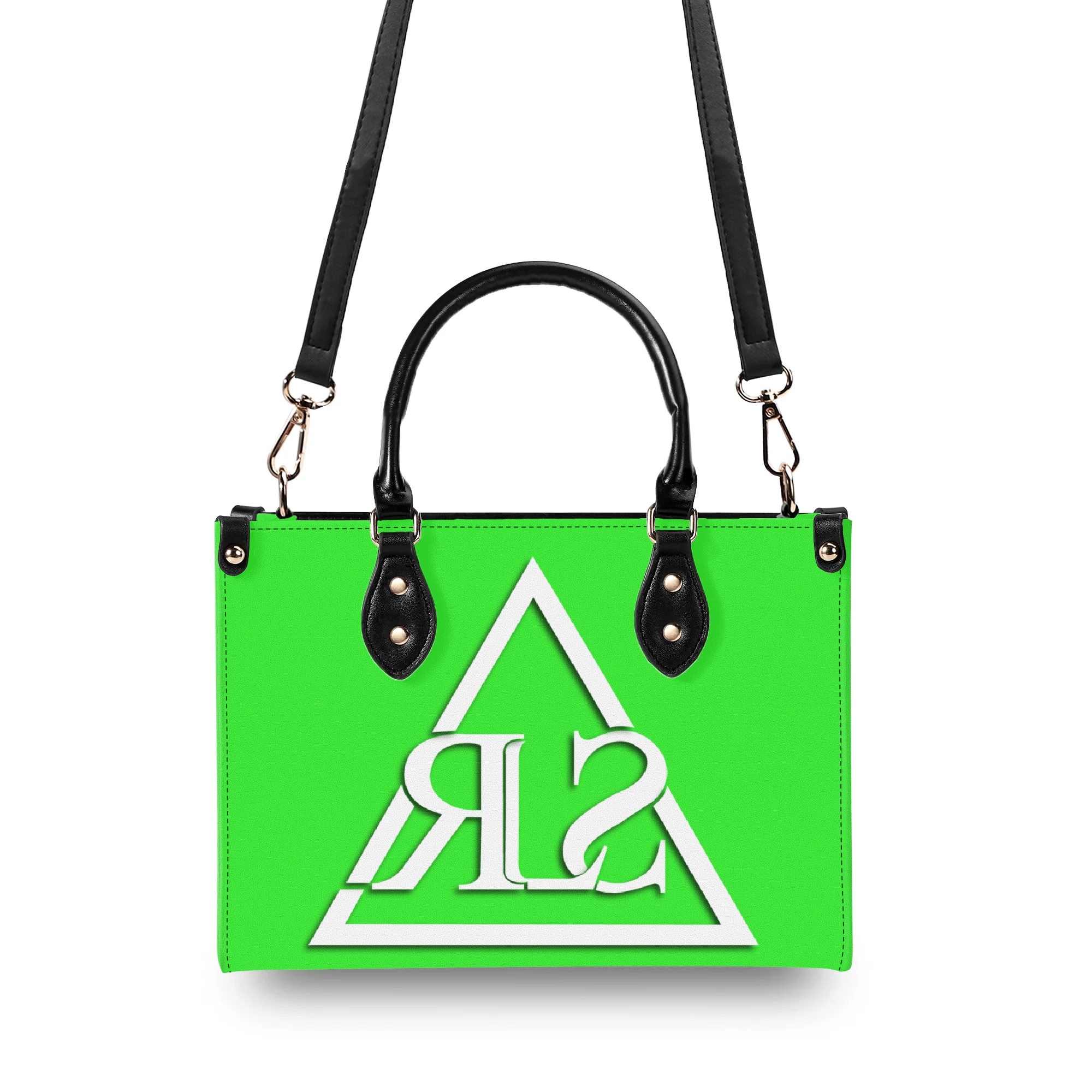 SLR WOMEN'S LIME GREEN LEATHER SCOTT BAG - Image 2