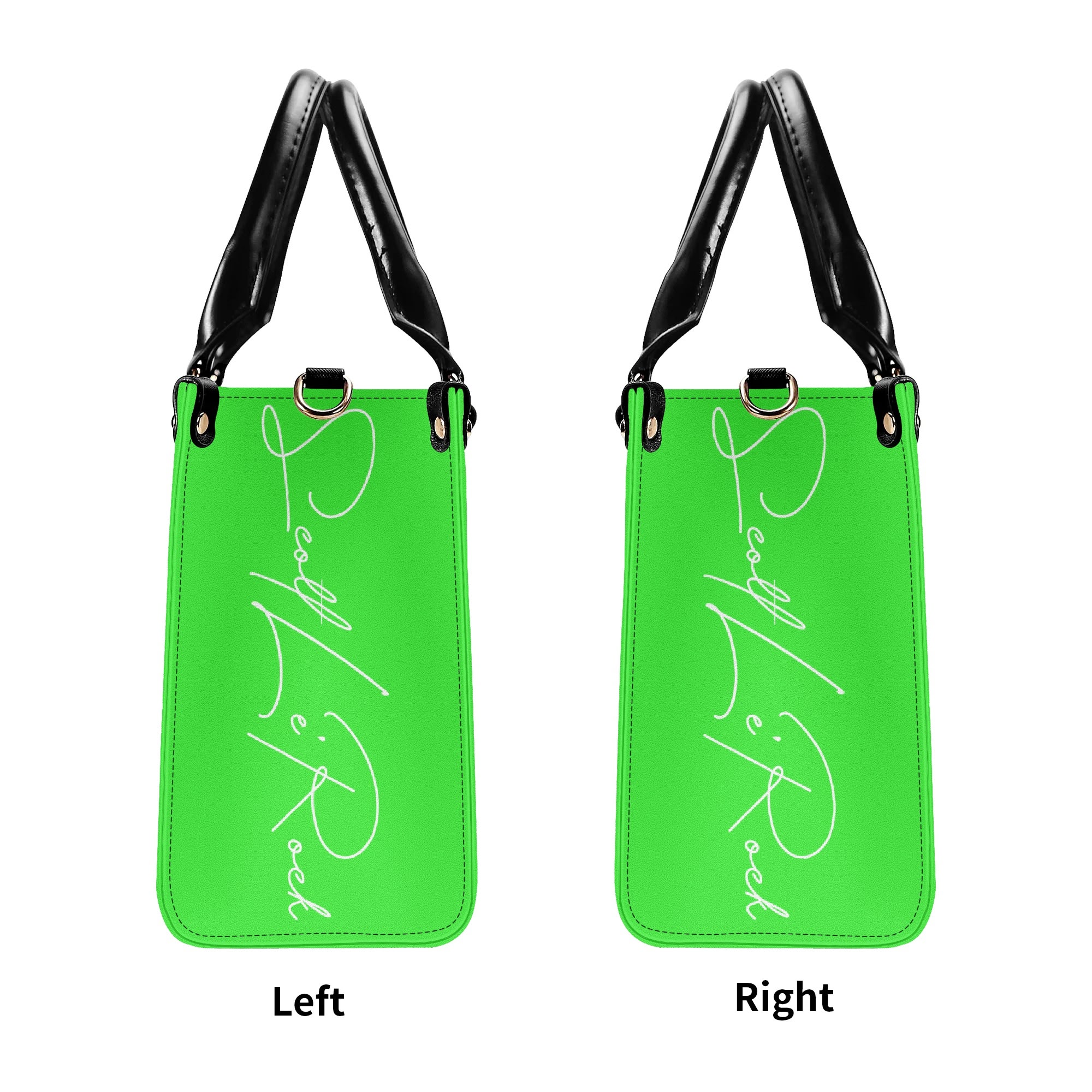SLR WOMEN'S LIME GREEN LEATHER SCOTT BAG - Image 3