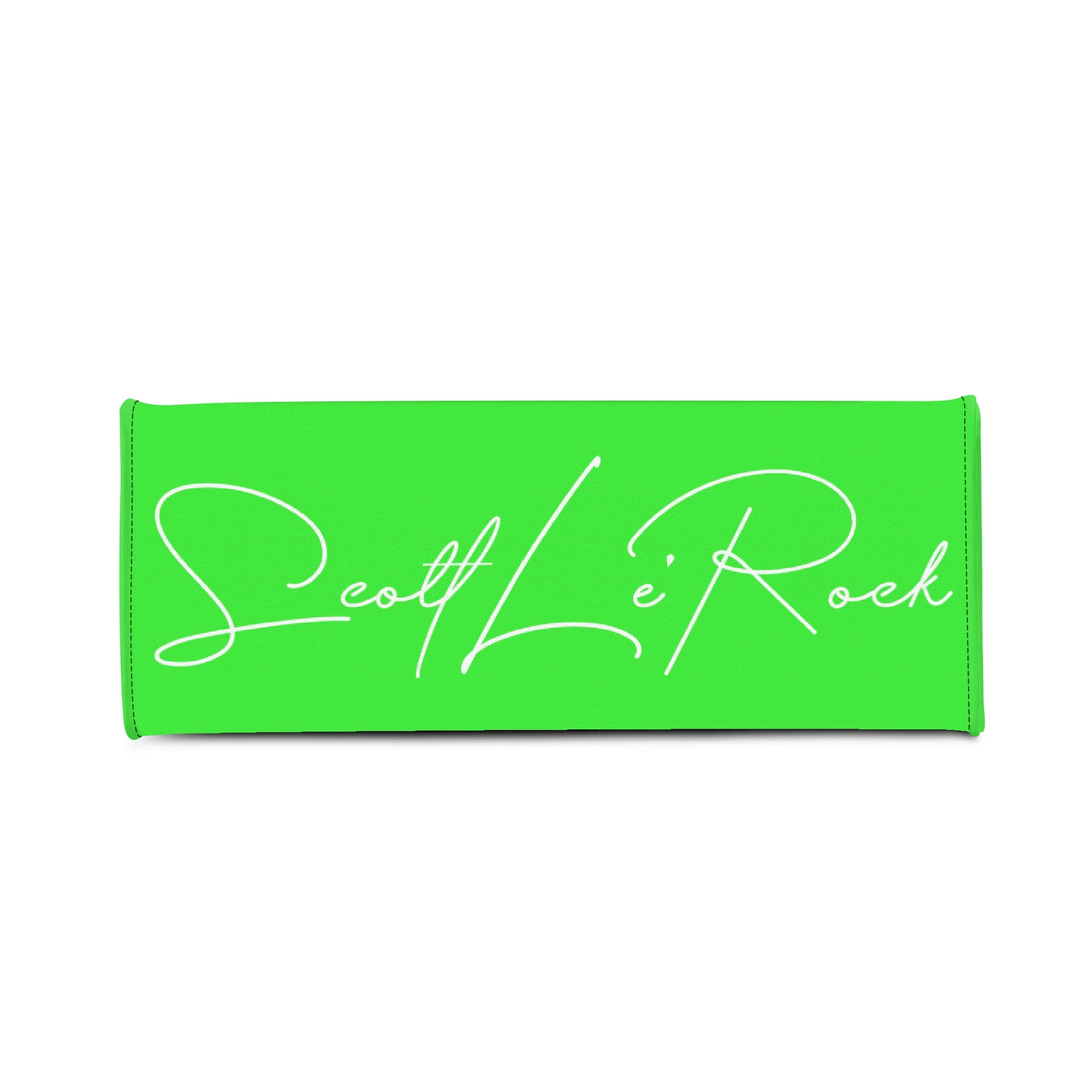 SLR WOMEN'S LIME GREEN LEATHER SCOTT BAG - Image 4