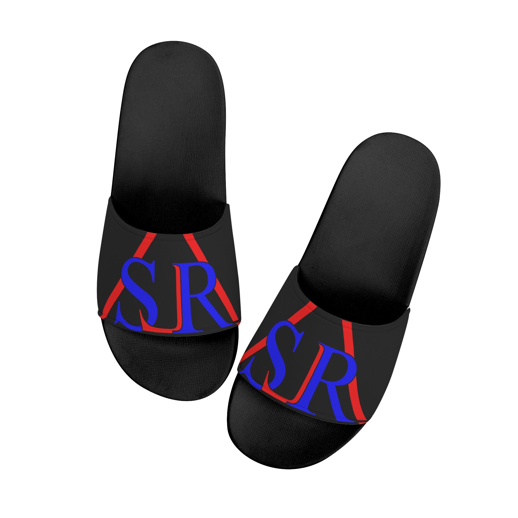 SLR Men's ALL BLACK AMERICAN Sandals