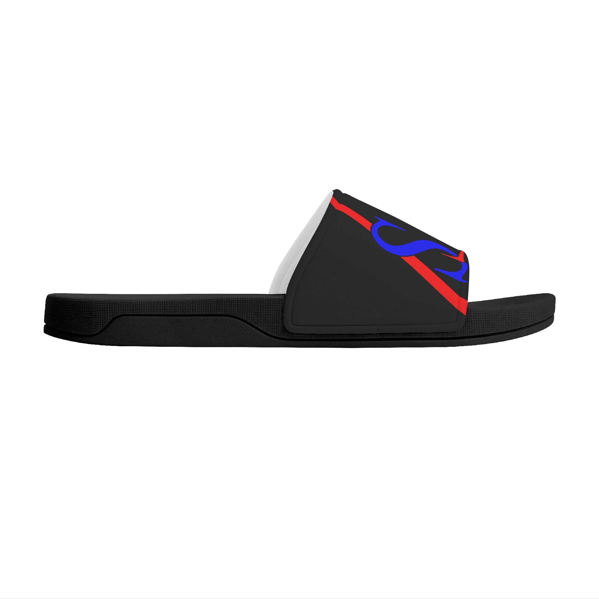 SLR Men's ALL BLACK AMERICAN Sandals - Image 4