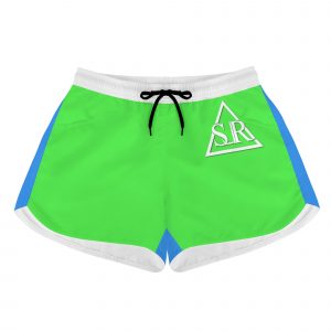 SLR LIME GREEN/ROYAL BLUE Women's Beach Shorts