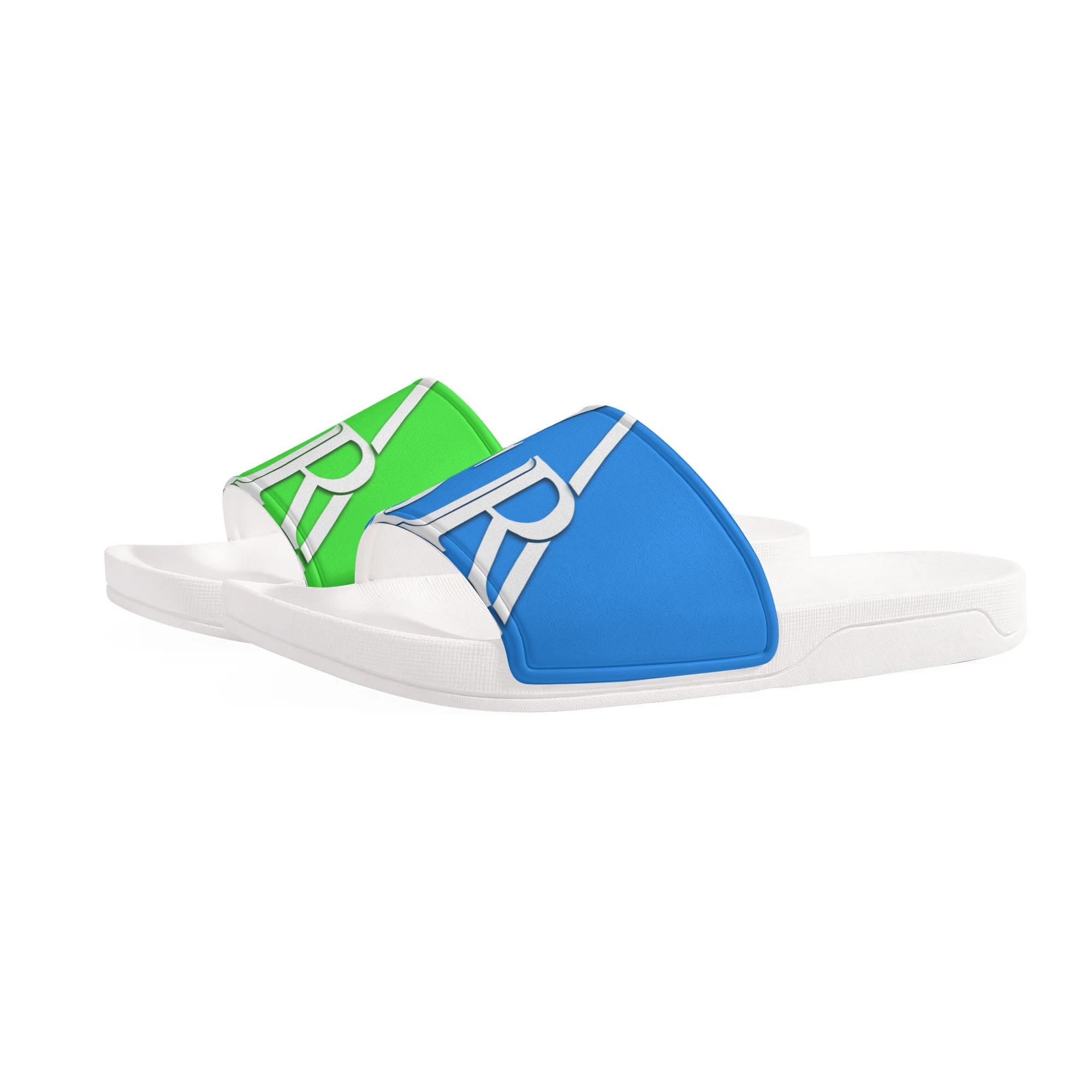 SLR Women's LIME GREEN/ROYAL BLUE Sandals - Image 2