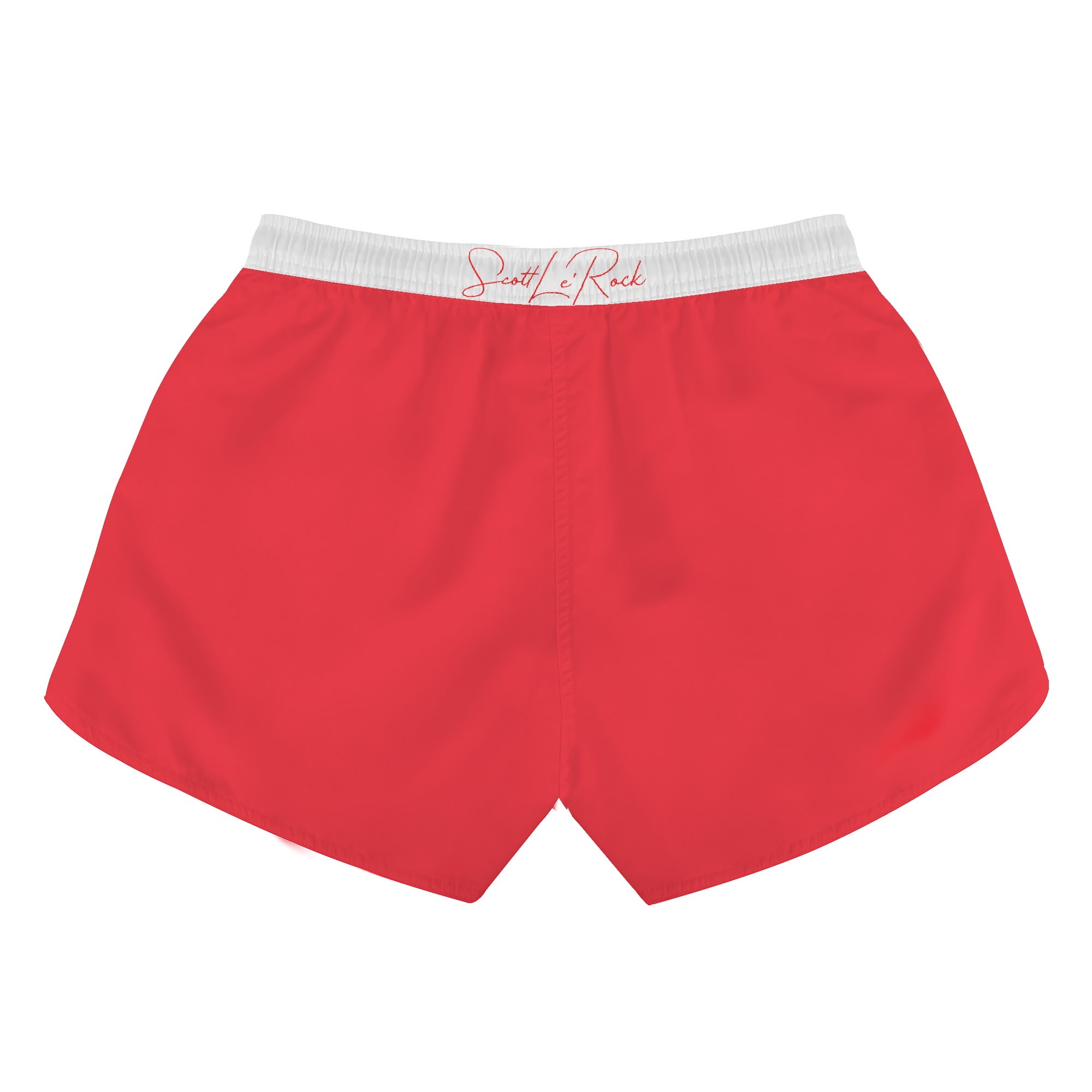 SLR RED/WHITE Women's Beach Shorts - Image 2