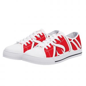 SLR RED/WHITE Men's Low Top Shoes