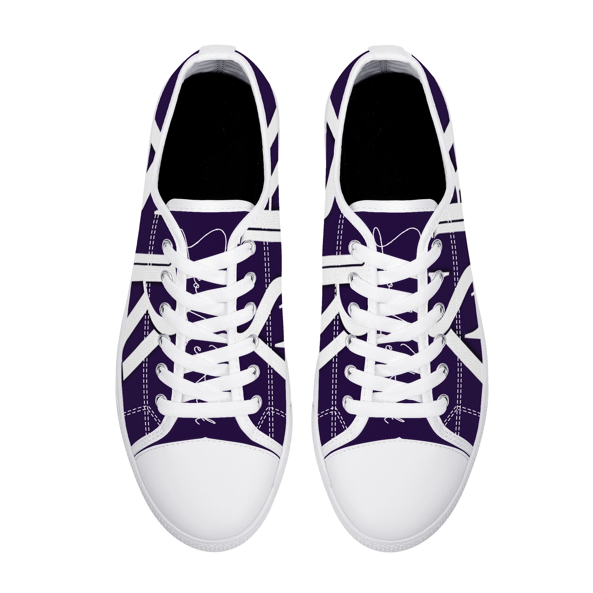 SLR NAVY BLUE Men's Low Top Shoes - Image 2