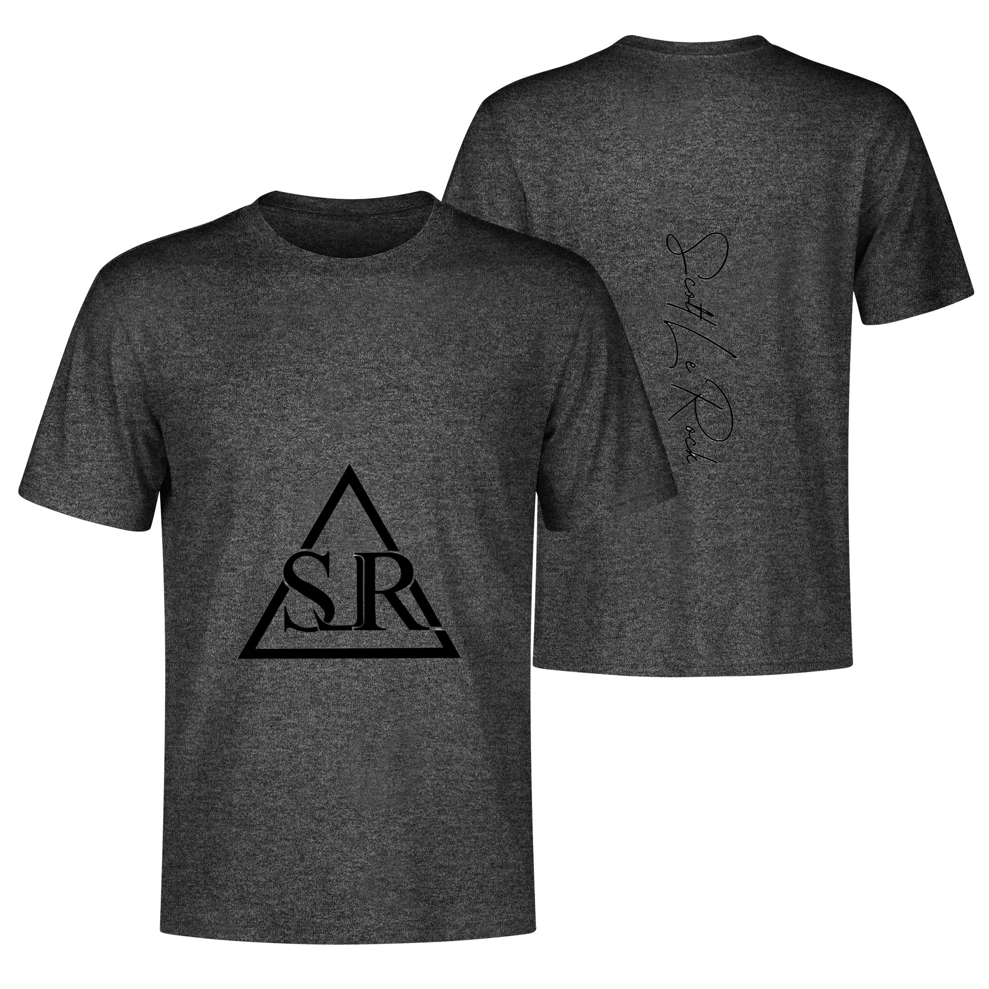 SLR BLACK TRI-ANGLE men's T Shirt - Image 4