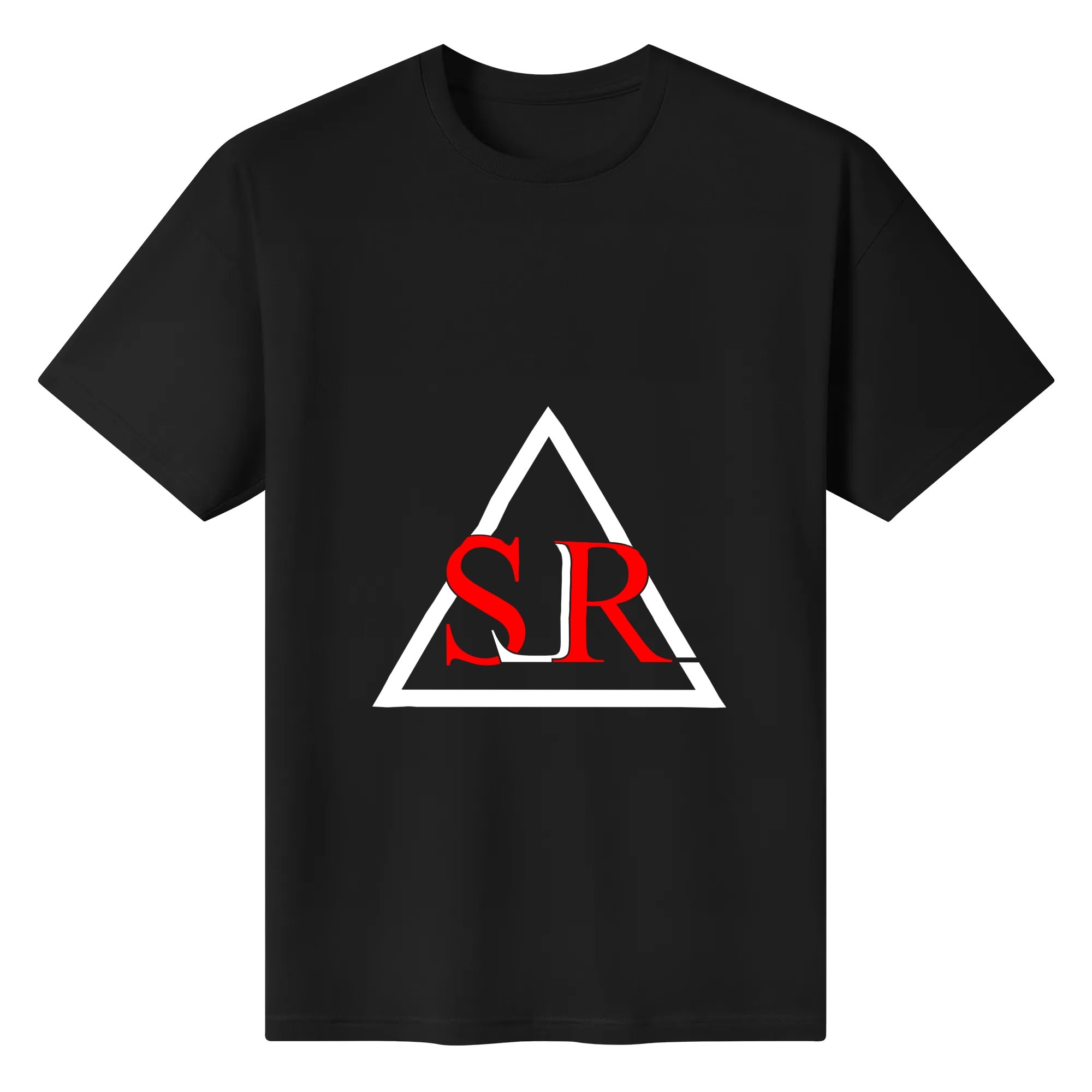 SLR RED/WHITE TRI-ANGLE men's T Shirt - Image 2