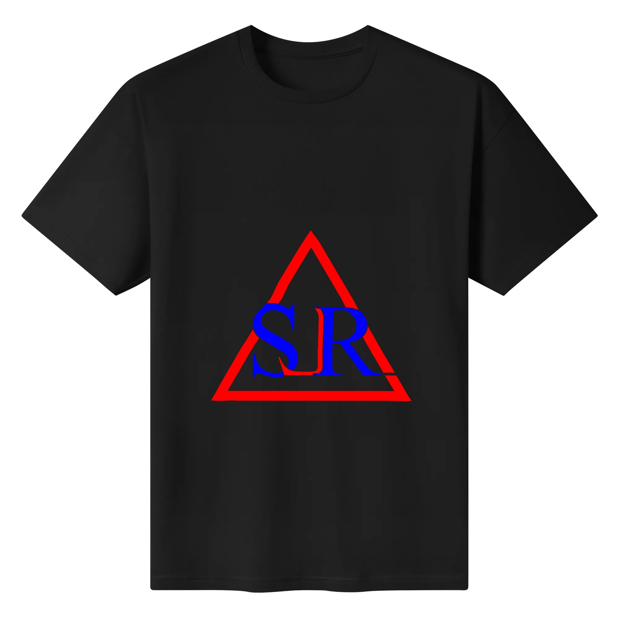 SLR RED/BLUE TRI-ANGLE men's T Shirt - Image 10