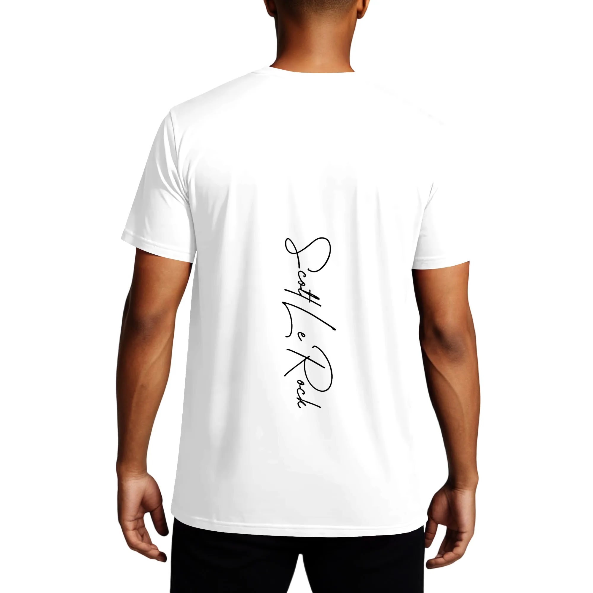 SLR GREEN/GOLD/BLACK TRI-ANGLE men's T Shirt - Image 7