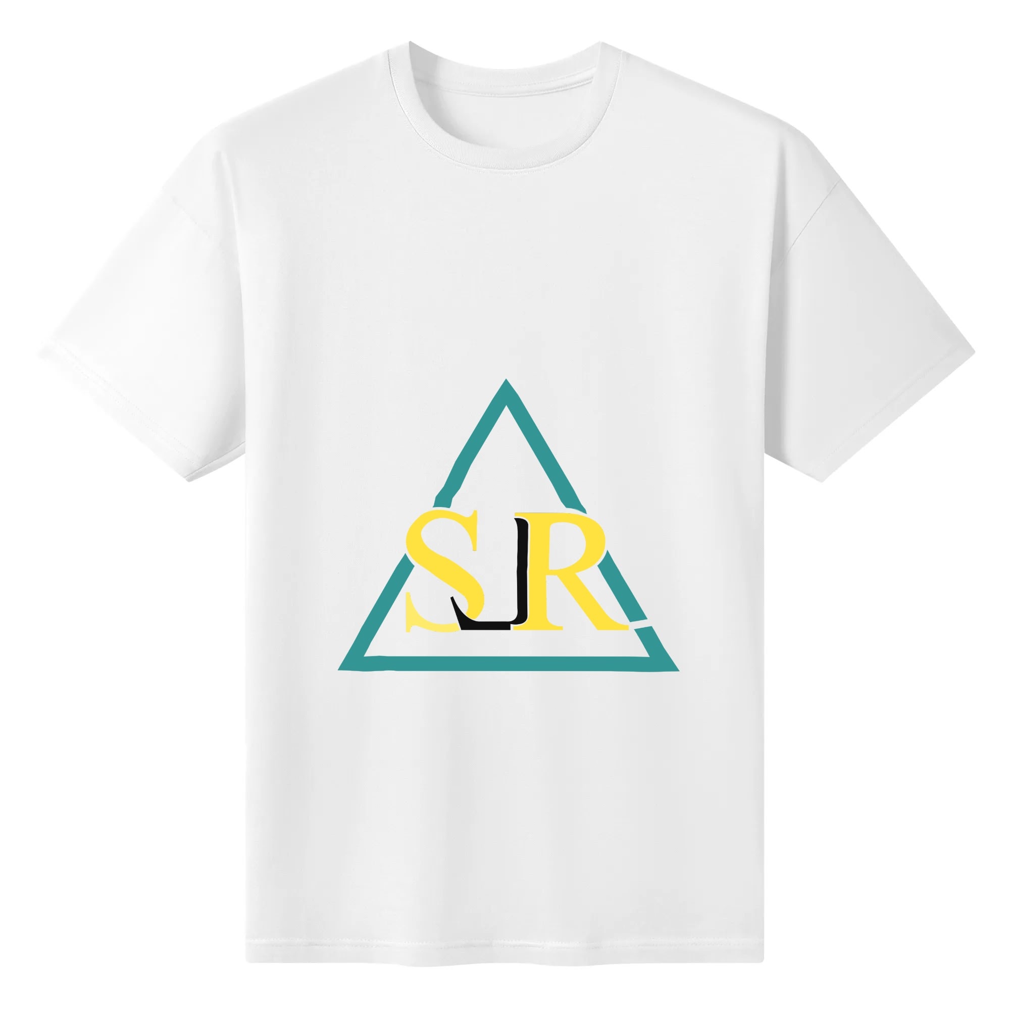 SLR GREEN/GOLD/BLACK TRI-ANGLE men's T Shirt - Image 2