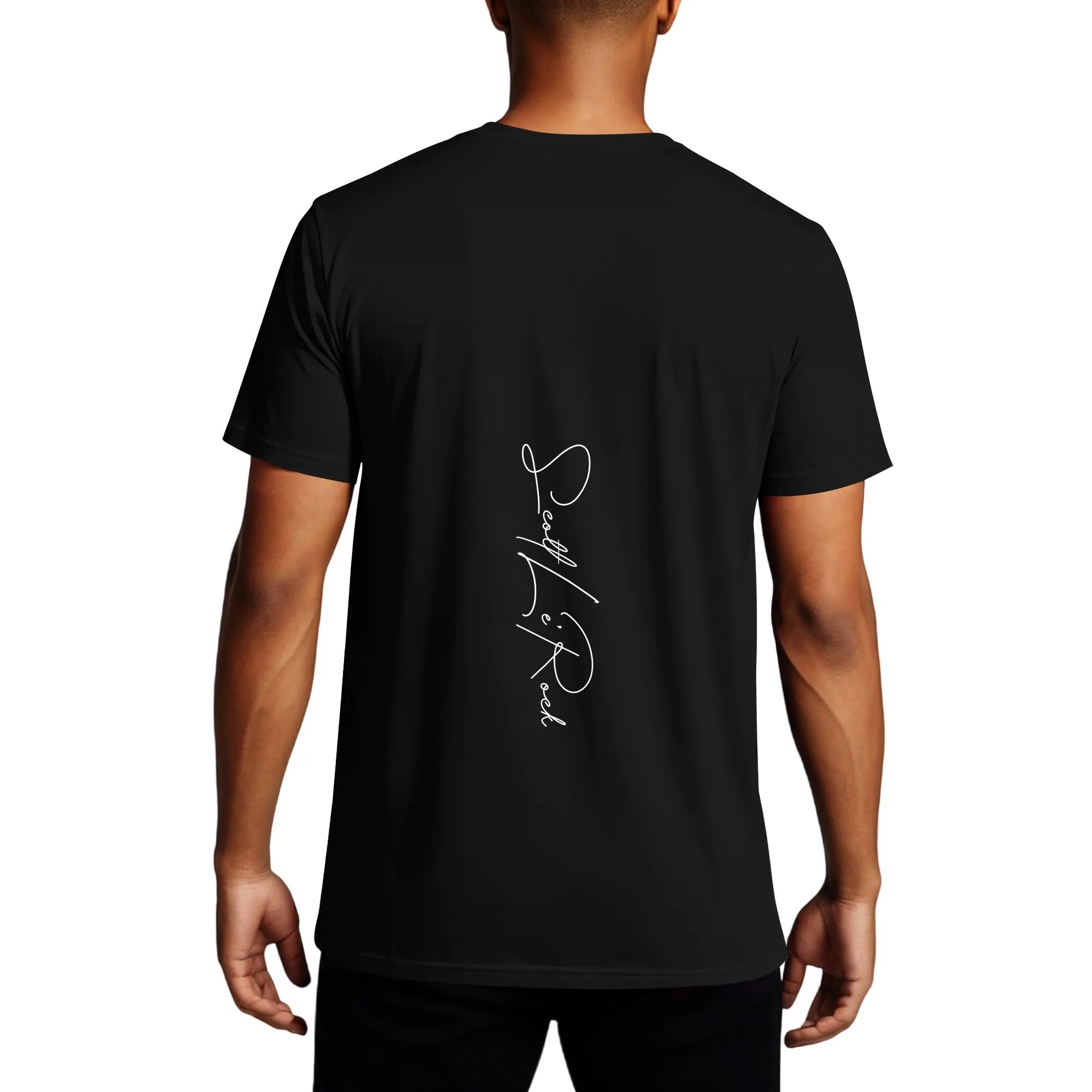 SLR GRAY/GOLD/BLUE TRI-ANGLE men's T Shirt - Image 7