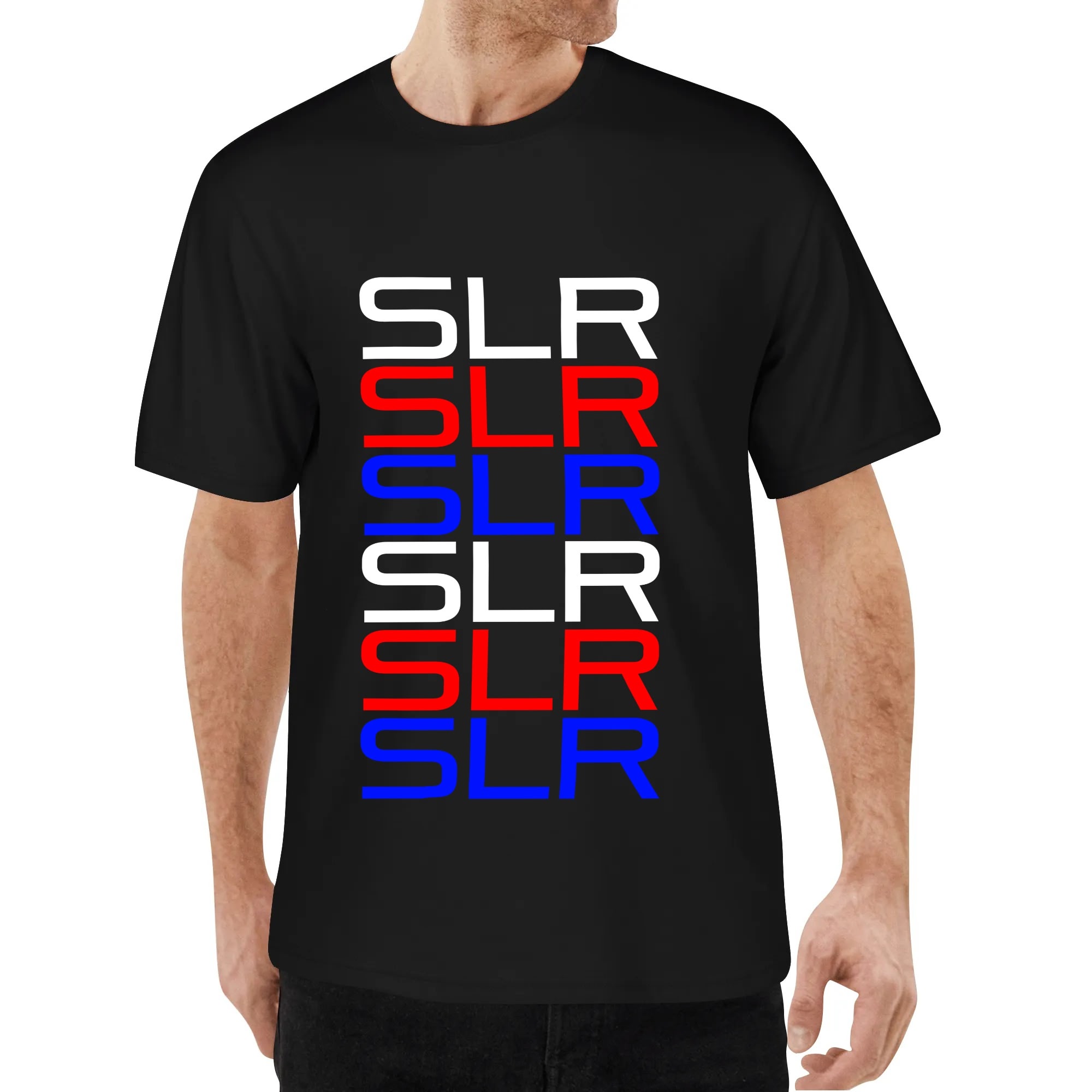 SLR AMERICAN COLOR WORD men's T Shirt - Image 4