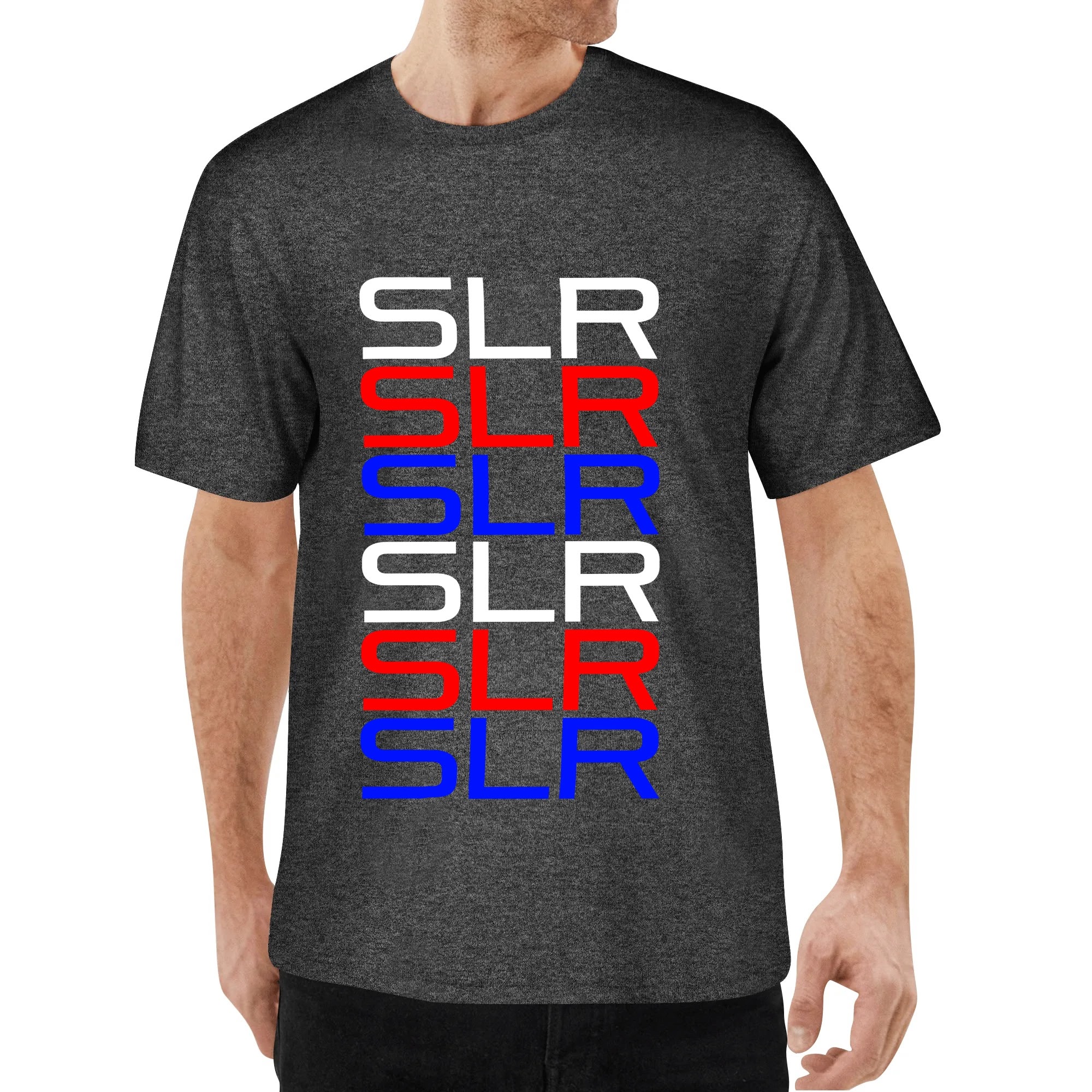 SLR AMERICAN COLOR WORD men's T Shirt - Image 11